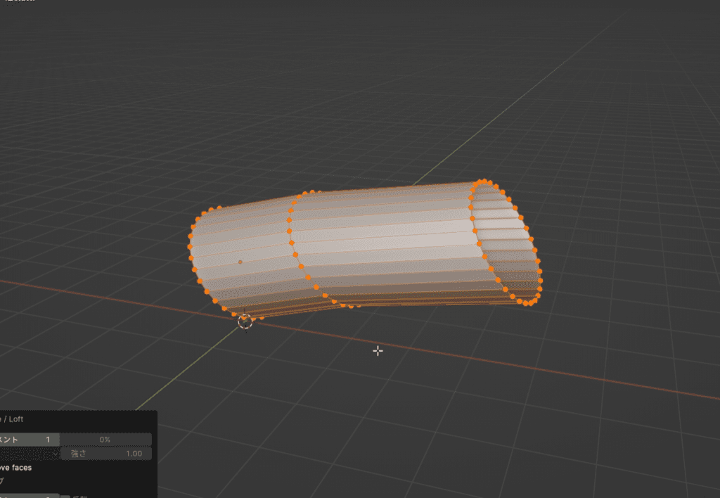 Blender　Loop Tool　Loft