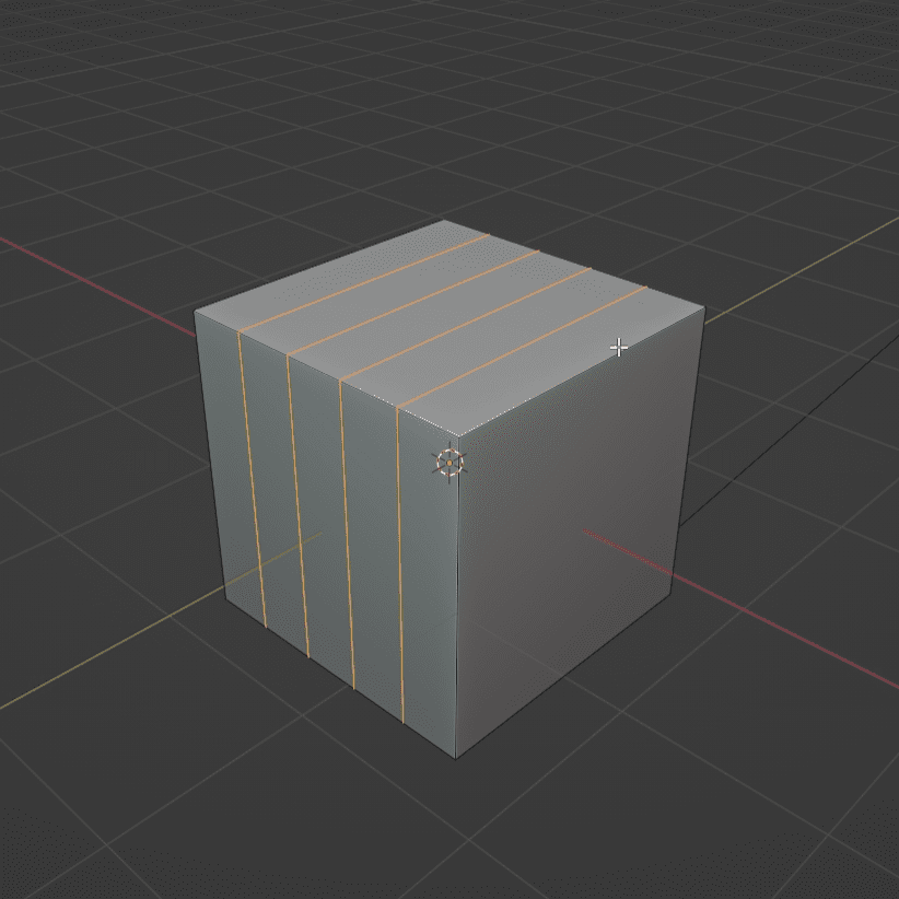 Blender　ループカット　分割数